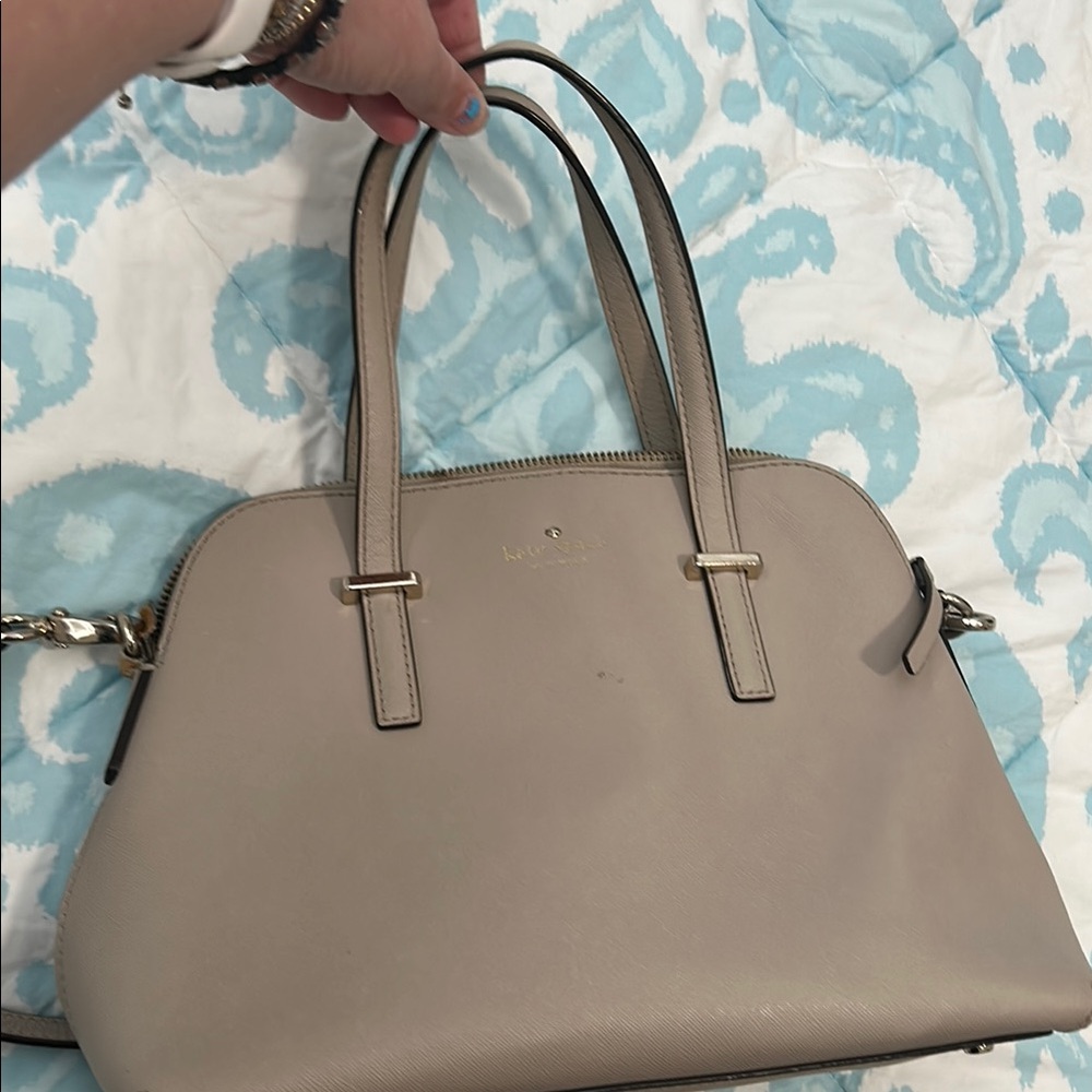Kate Spade Beige Leather Handbag